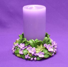 Violet Candle- SALE